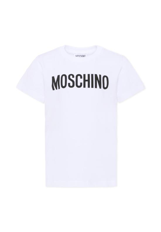 26SS [키즈] 모스키노 티셔츠 HUM05U LBA10 10101 WHITE