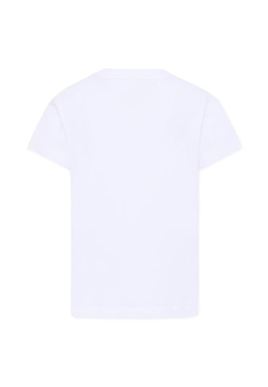 26SS [키즈] 모스키노 티셔츠 HUM05U LBA10 10101 WHITE - MOSCHINO