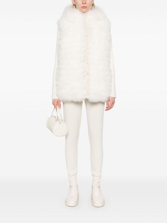 25FW 이브살로몬 베스트 26W25WKG60069 K05XA1058 White - YVES SALOMON