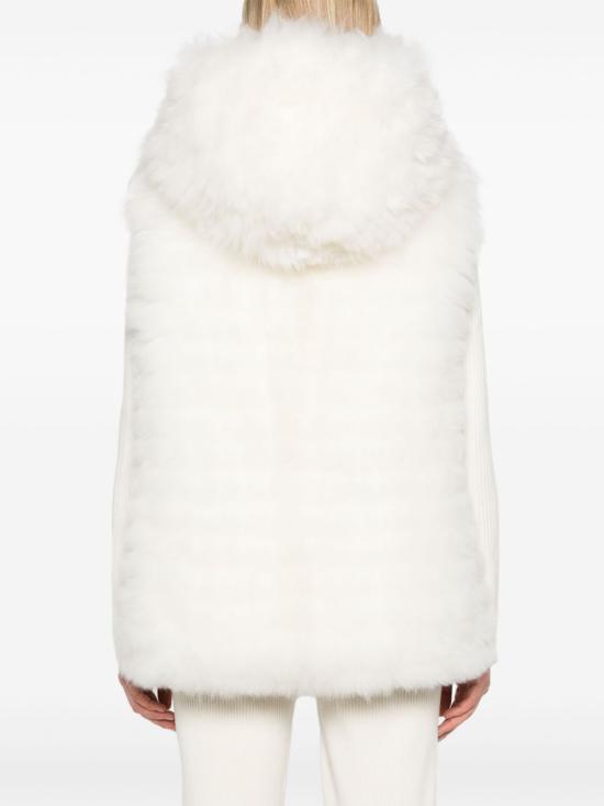 25FW 이브살로몬 베스트 26W25WKG60069 K05XA1058 White - YVES SALOMON