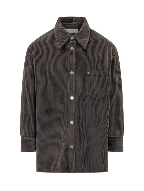 25FW 아미 긴팔 셔츠 H25USH793CO0131 020H25 ANTHRACITE