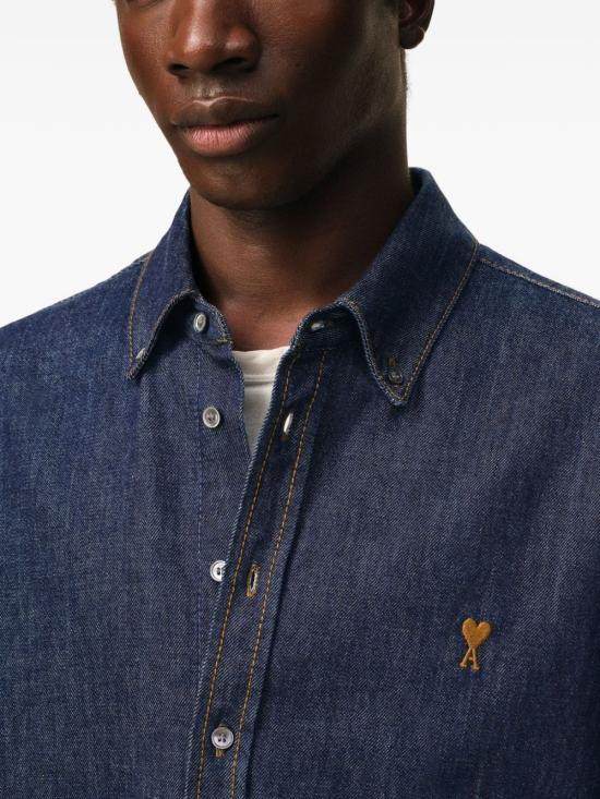 26SS 아미 데님 셔츠 USH786 DE0123402 Blue - AMI