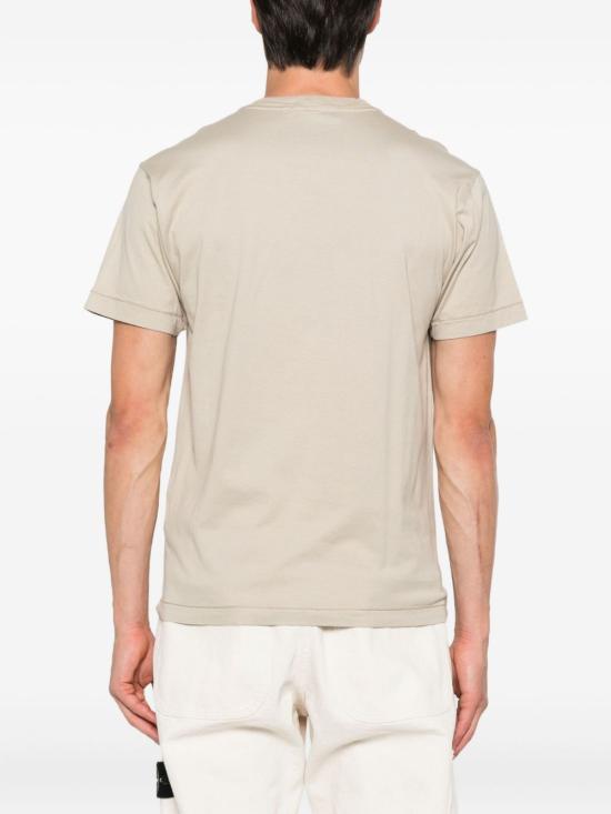 26SS 스톤 아일랜드 반팔 티셔츠 L1S152100027S0013 V009A Beige - STONE ISLAND