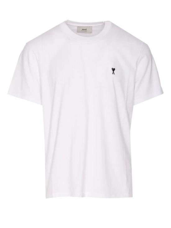 26SS 아미 스몰 하트 로고 라이트 코튼 저지 티셔츠 HTS346 724100 WHITE
