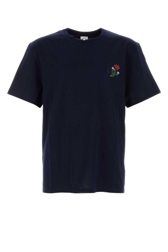 25FW 로에베 반팔 티셔츠 H526Y22XCQ DARKNAVY Blue