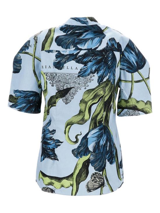 26SS 에르뎀 셔츠 PS26T6351074015 ETCHEDTULIPPOWDERBLUE LIGHT BLUE - ERDEM