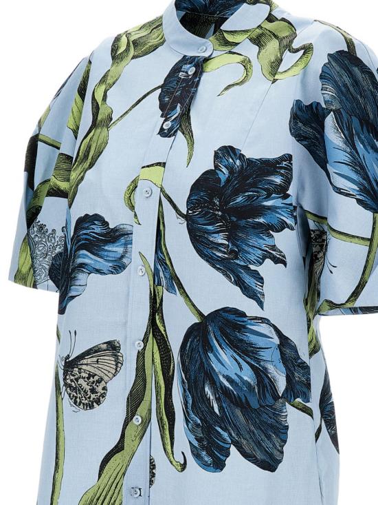 26SS 에르뎀 셔츠 PS26T6351074015 ETCHEDTULIPPOWDERBLUE LIGHT BLUE - ERDEM