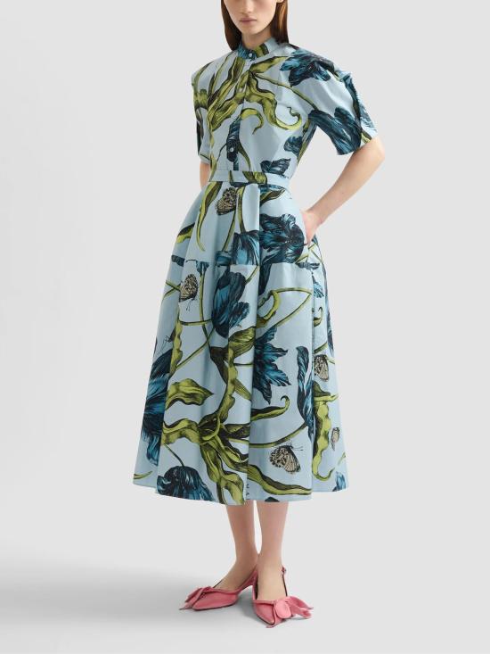 26SS 에르뎀 셔츠 PS26T6351074015 ETCHEDTULIPPOWDERBLUE LIGHT BLUE - ERDEM