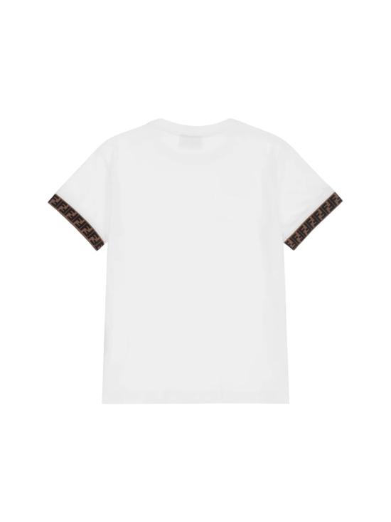 26SS [키즈] 펜디 티셔츠 JUI018 7AJF0TU9 White - FENDI