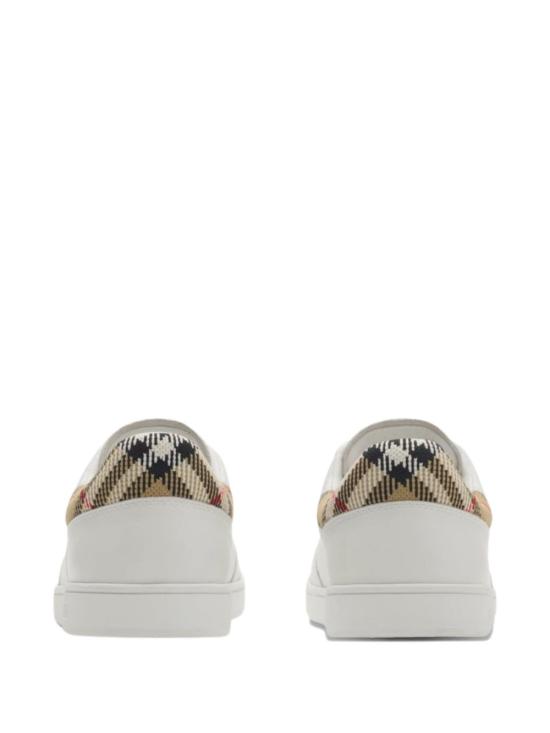26SS 버버리 레더 세트 스니커즈 8118850 A1464 White - BURBERRY
