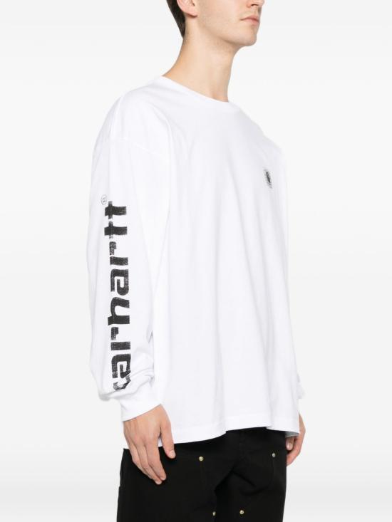 26SS 칼하트 WIP 긴팔 티셔츠 I036002 02XX White - CARHARTT WIP