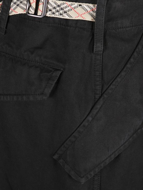 26SS 버버리 스트레이트 팬츠 8119204 A1189 Black - BURBERRY