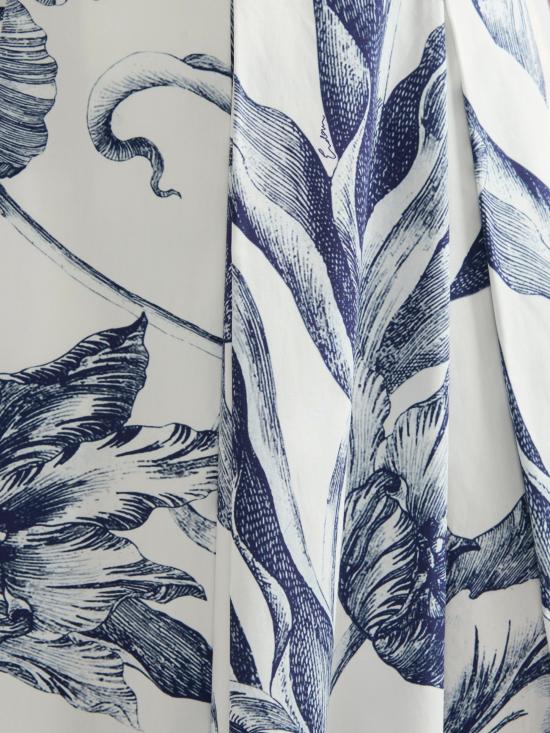 26SS 에르뎀 미디 스커트 PS26S1051069002 BOTANICALENGRAVINGIVORY White - ERDEM