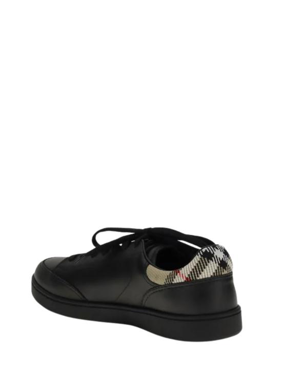 26SS 버버리 레더 세트 스니커즈 8118851 C1900 Black - BURBERRY