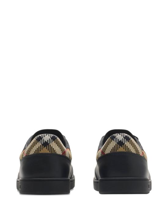 26SS 버버리 레더 세트 스니커즈 8118851 C1900 Black - BURBERRY