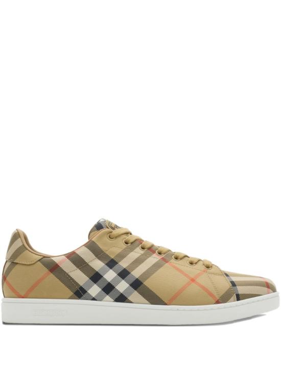 26SS 버버리 체크 세트 스니커즈 8118846 B9368 Beige - BURBERRY