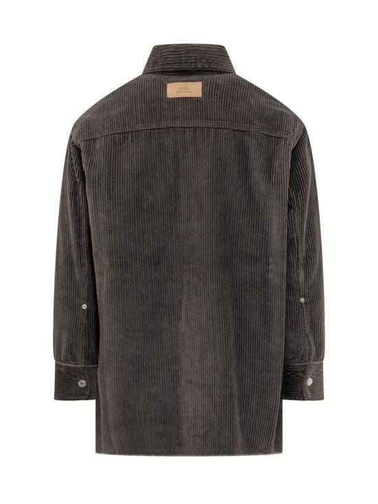 25FW 아미 긴팔 셔츠 H25USH793CO0131 020H25 GREY - AMI