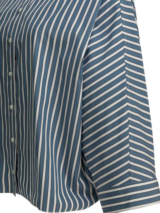 26SS 브루넬로 쿠치넬리 셔츠 MH749MX716C001 BLUE - BRUNELLO CUCINELLI