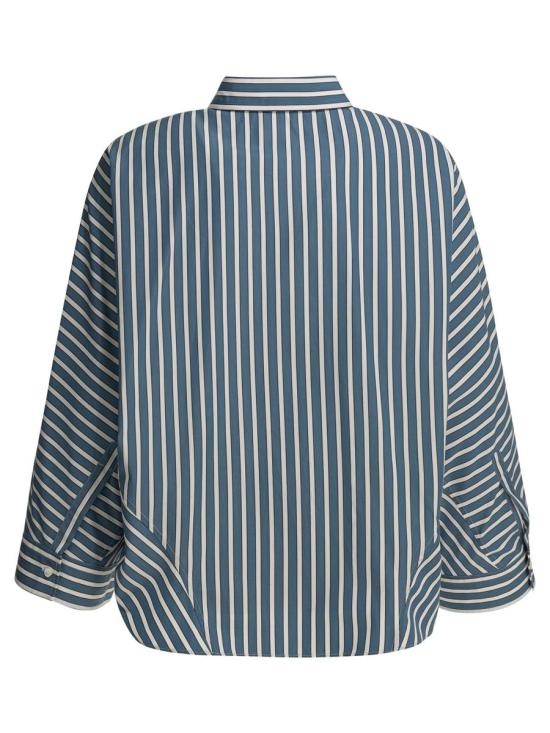 26SS 브루넬로 쿠치넬리 셔츠 MH749MX716C001 BLUE - BRUNELLO CUCINELLI