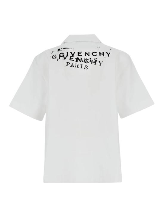 26SS 지방시 반팔 셔츠 BM618F1YJQ 100 White - GIVENCHY