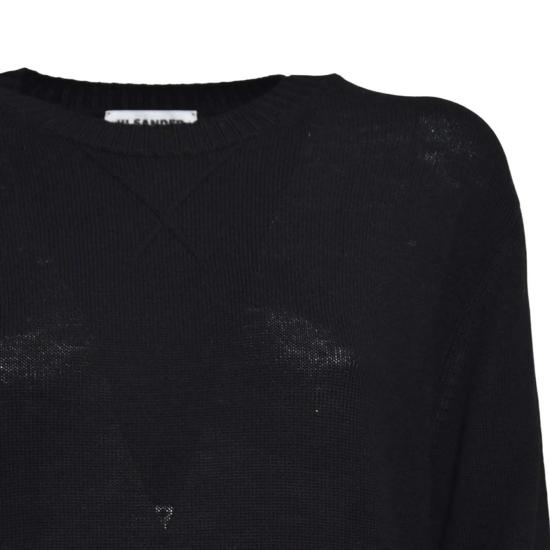 25FW 질샌더 스웨터 J40GP0181J14772 001 Black - JIL SANDER