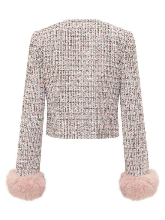 25FW 셀프 포트레이트 수트 자켓 AW25098JP PINK - SELF PORTRAIT