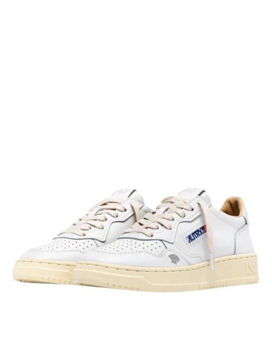 26SS 오트리 메달리스트 로우 레더 스니커즈 AULW HP02 SILVER - AUTRY