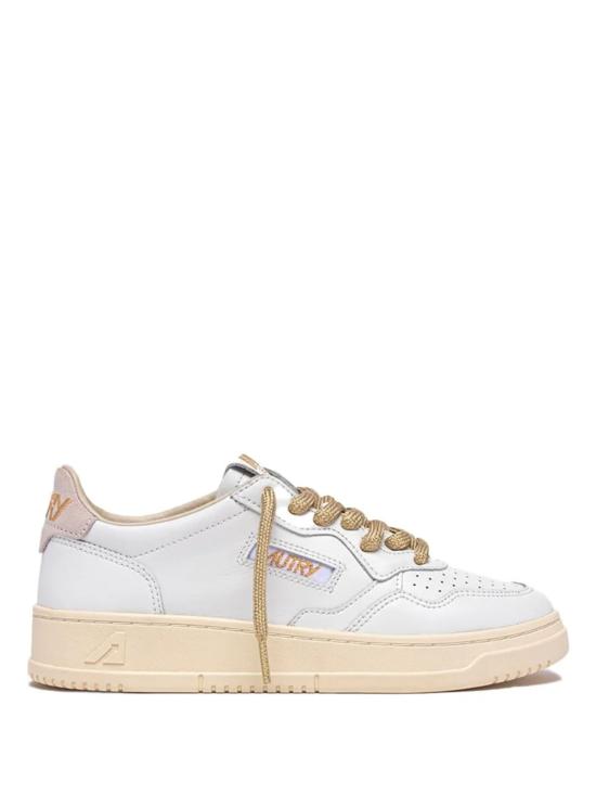 26SS 오트리 메달리스트 로우 레더 스니커즈 AULW SW01 WHITE