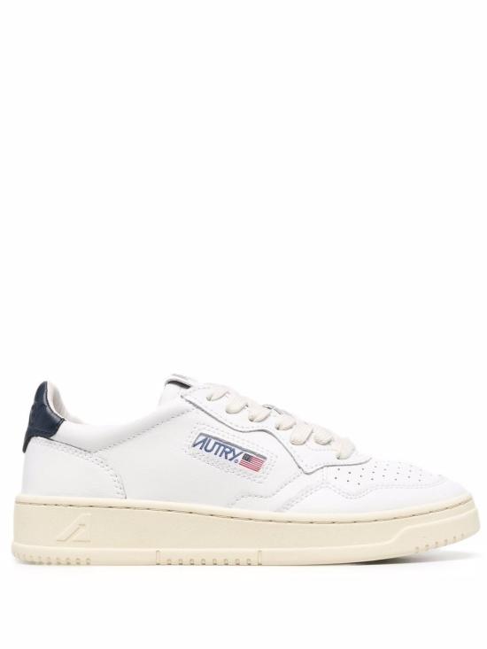 26SS 오트리 메달리스트 로우 레더 스니커즈 AULW LL12 WHITE