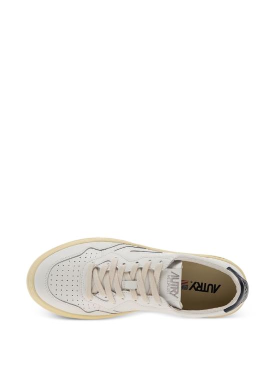 26SS 오트리 메달리스트 로우 레더 스니커즈 AULW LL12 WHITE - AUTRY