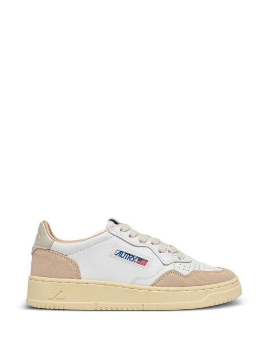 26SS 오트리 메달리스트 로우 레더 스니커즈 AULW LS14 WHITE - AUTRY