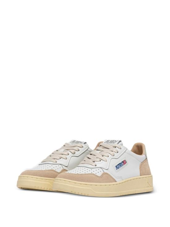 26SS 오트리 메달리스트 로우 레더 스니커즈 AULW LS14 WHITE - AUTRY