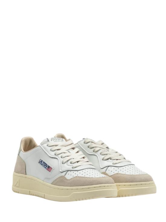26SS 오트리 메달리스트 로우 레더 스니커즈 AULW LS14 WHITE - AUTRY