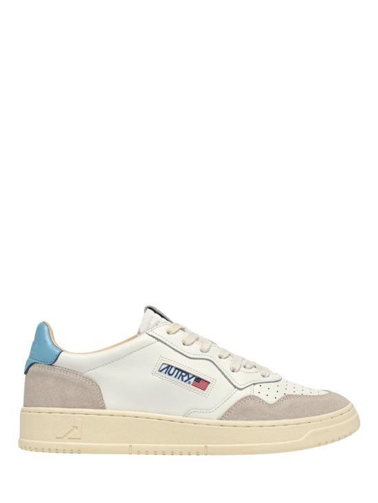 26SS 오트리 메달리스트 로우 레더 스니커즈 AULW LS12 LIGHT BLUE