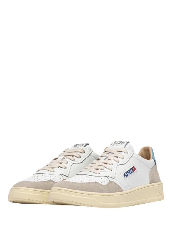 26SS 오트리 메달리스트 로우 레더 스니커즈 AULW LS12 LIGHT BLUE - AUTRY