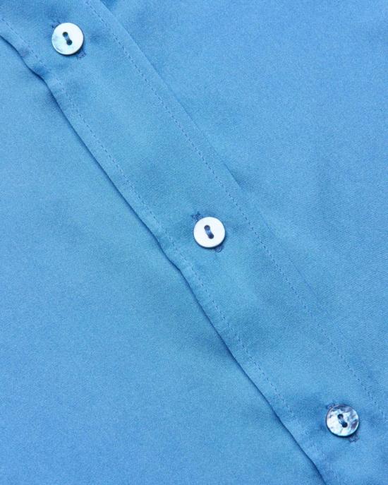  라장스 블라우스 다니 3/4 소매  레가타 블루 - L'AGENCE