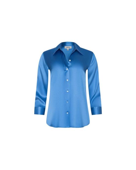  라장스 블라우스 다니 3/4 소매  레가타 블루