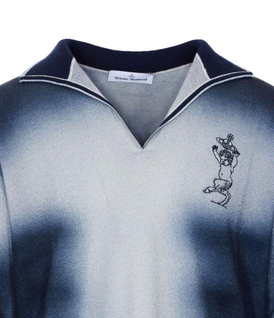 26SS 비비안웨스트우드 스웨터 2701002Z Y004IK410 Blue - VIVIENNE WESTWOOD