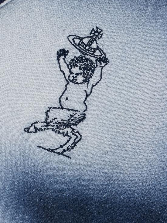 26SS 비비안웨스트우드 스웨터 2701002Z Y004IK410 Blue - VIVIENNE WESTWOOD