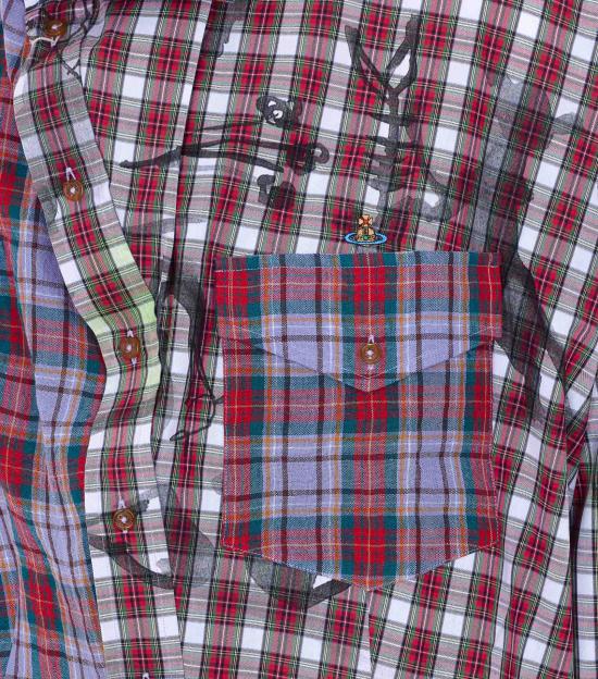 26SS 비비안웨스트우드 긴팔 셔츠 35010022 C007LO101 MultiColour - VIVIENNE WESTWOOD