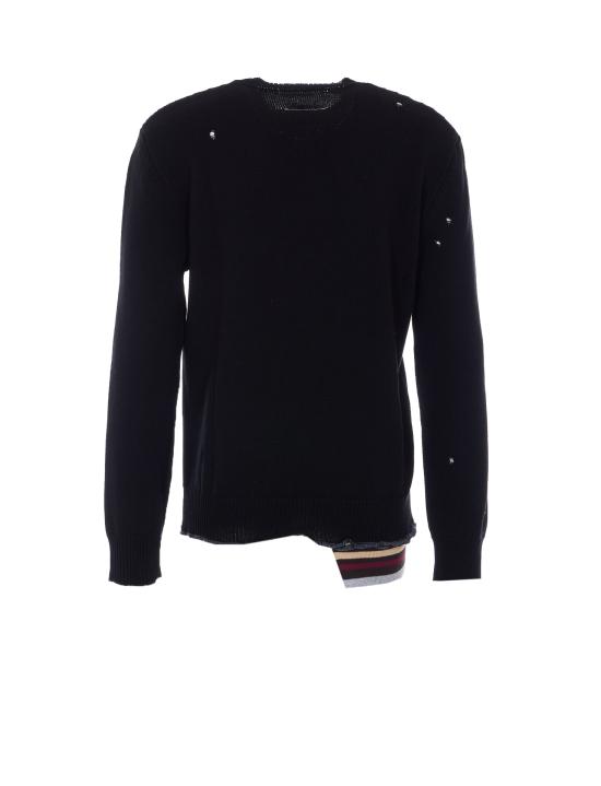 26SS MM6 메종마르지엘라 스웨터 SH0HL0038 M13205962 Black - MM6 MAISON MARGIELA