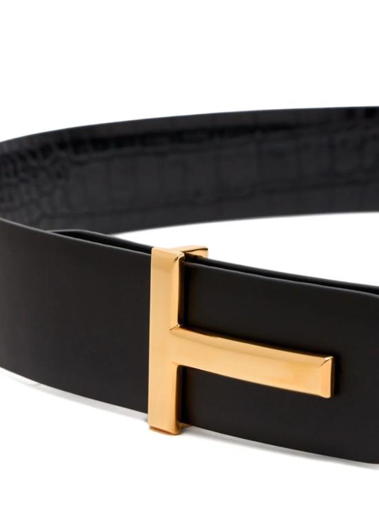 26SS 톰포드 가죽 벨트 TB178 LCL439GNAA Black - TOMFORD