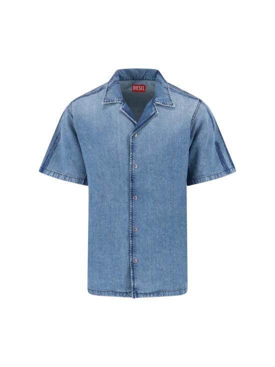 26SS 디젤 데님 셔츠 A21733 0CECC 01 Blue