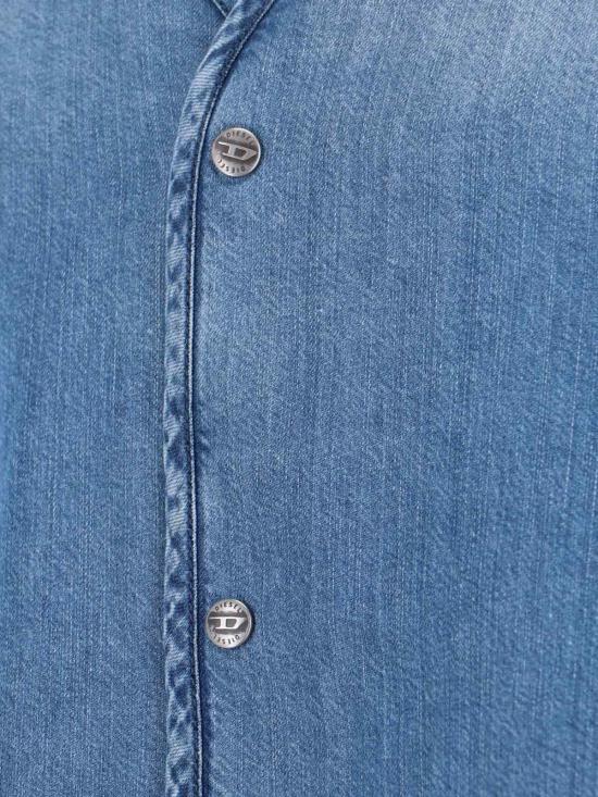 26SS 디젤 데님 셔츠 A21738 0CECC 01 Blue - DIESEL