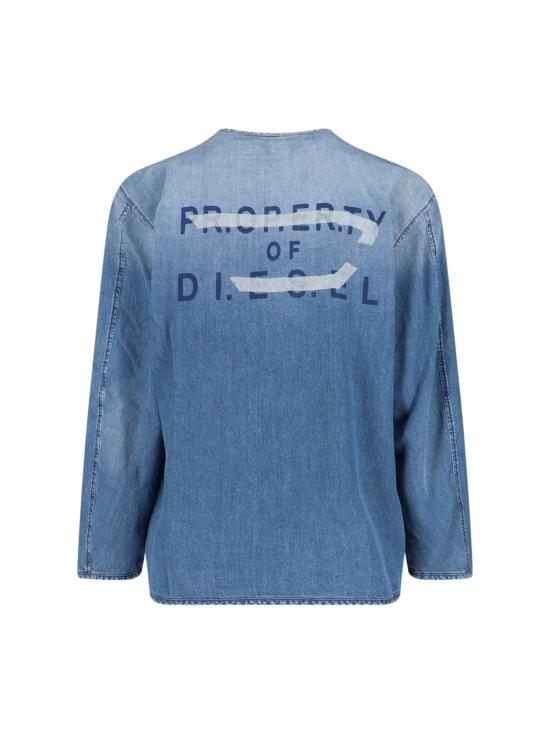26SS 디젤 데님 셔츠 A21738 0CECC 01 Blue - DIESEL