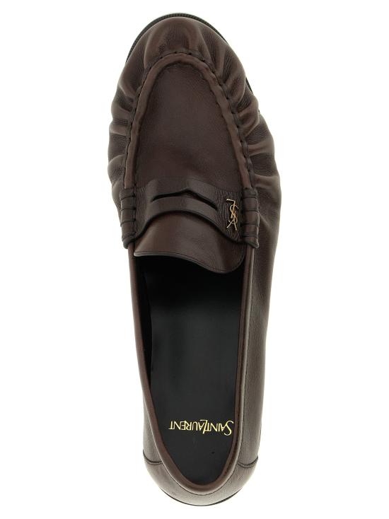 26SS 생로랑 스웨이드 로퍼 83947125VAA2128 - SAINT LAURENT