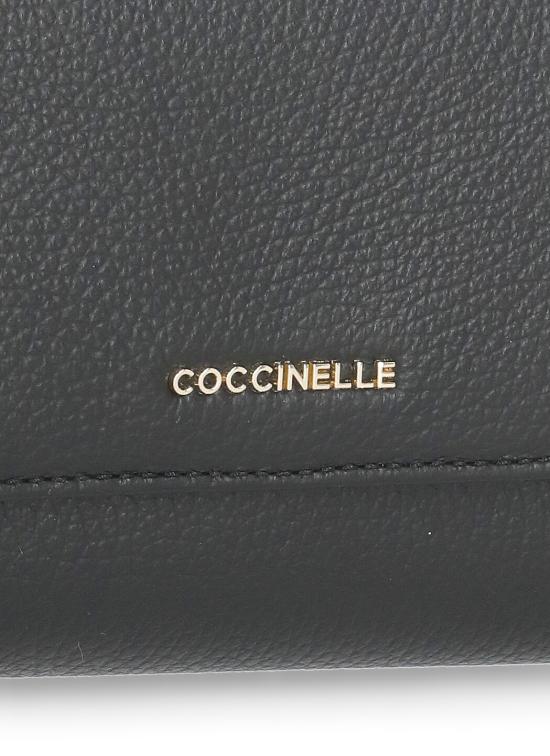 25FW 코치넬리 지갑 E2MW5118501 METALLIC SOFT001 Black - COCCINELLE