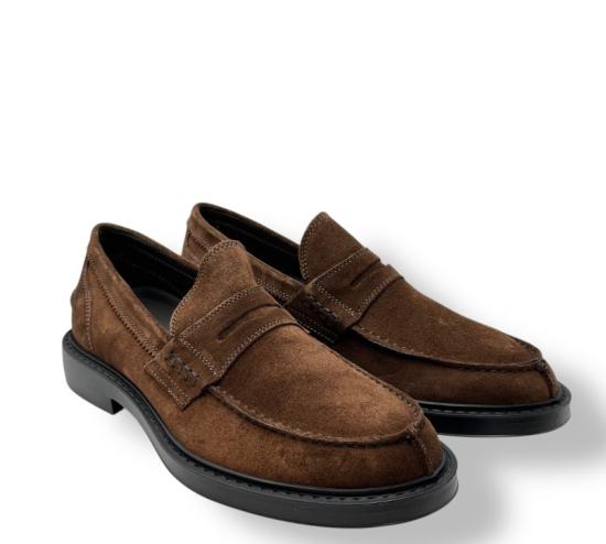 25FW 안티카 카미체리아 로퍼 22937 C VS9 CIOCCOLATO Black - ANTICA CAMICERIA