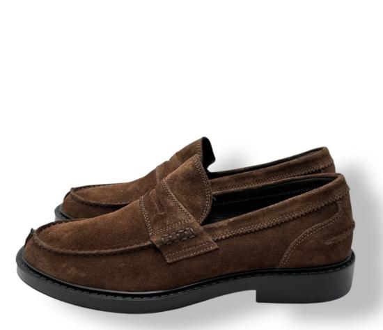 25FW 안티카 카미체리아 로퍼 22937 C VS9 CIOCCOLATO Black - ANTICA CAMICERIA