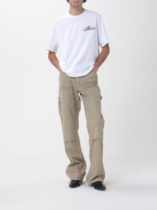 26SS 아미리 데님 팬츠 AMBMJE1052 SANDINDIGO Beige - AMIRI